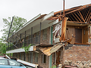 Roof Storm Damage - Dickinson, ND 1